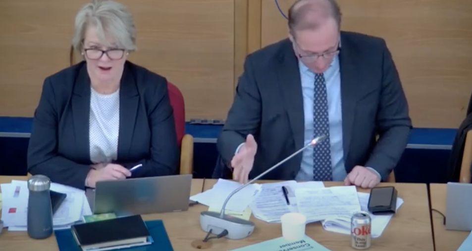 The look on the ladies face said it all about Councillor Bayliss’ comment…..