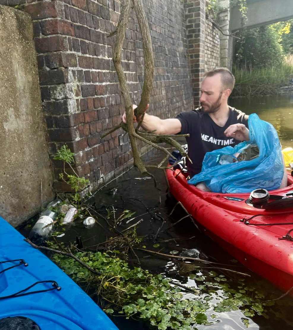 WLD Takes to the Water for Canal Clean Up Project