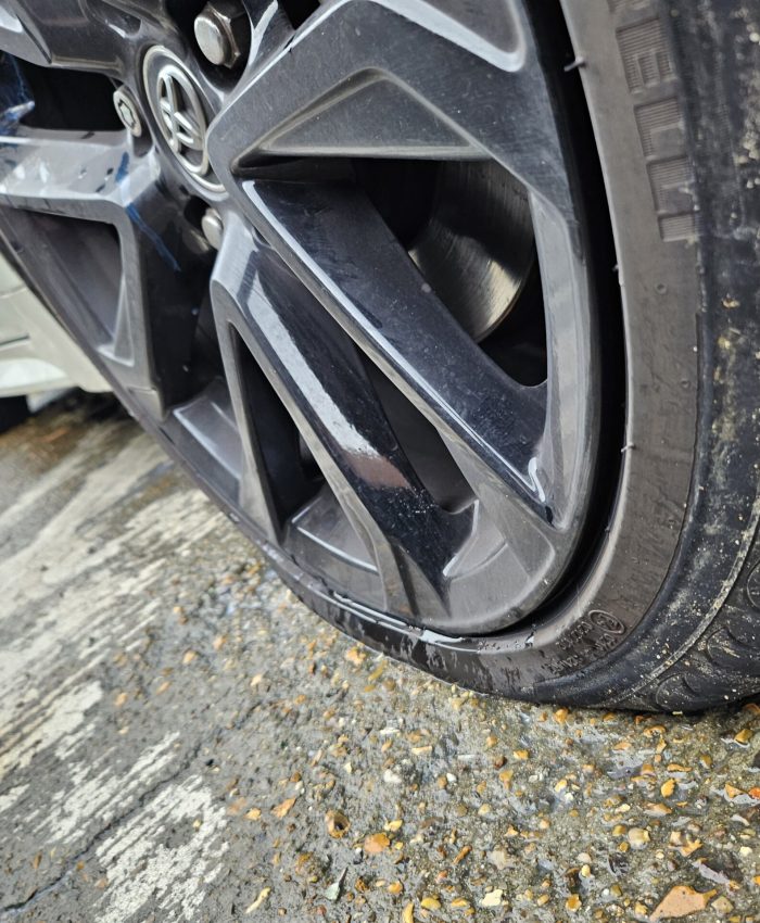 Punctures from hitting potholes are on the rise….