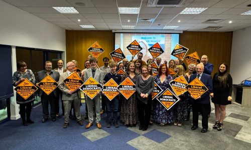 Helen Morgan MP Visits Worcester for Liberal Democrat Event