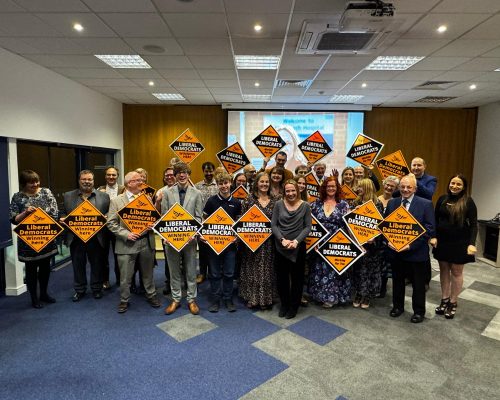 Helen Morgan MP Visits Worcester for Liberal Democrat Event