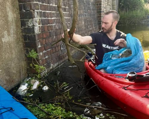 WLD Takes to the Water for Canal Clean Up Project