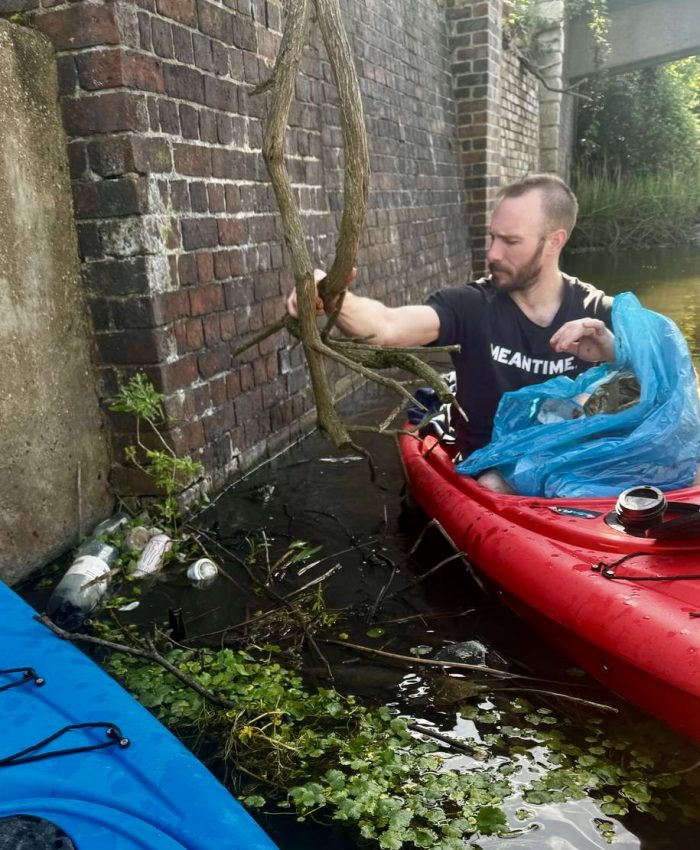 WLD Takes to the Water for Canal Clean Up Project