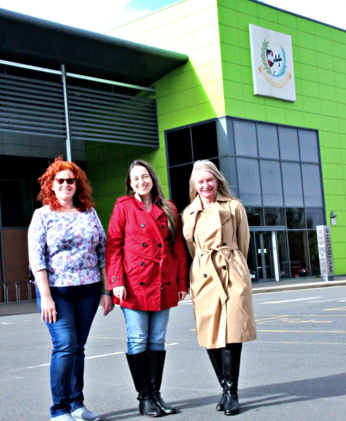 Cllrs Karen Holmes, Jessie Jagger and Mel Allcott 