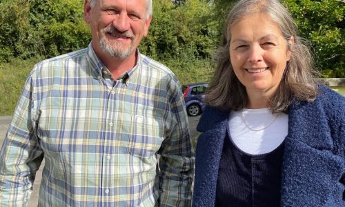 Cllr’s John Rudge and Sarah Murray 