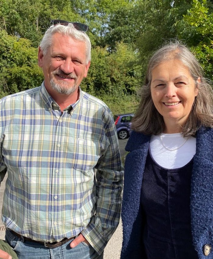 Cllr’s John Rudge and Sarah Murray 