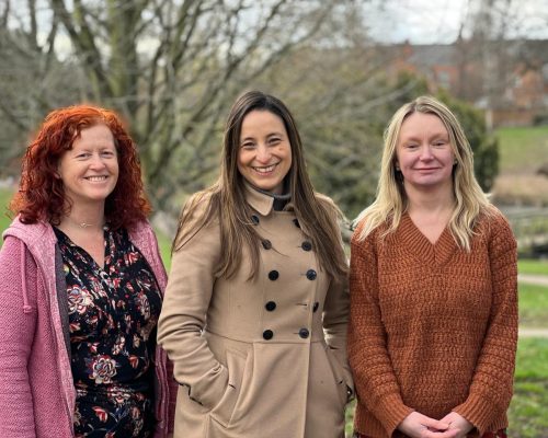 Cllrs Karen Holmes, Jessie Jagger and Mel Allcott worked as a team on the Splashpad upgrade discussions