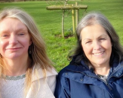 Cllrs Mel Allcott and Sarah Murray